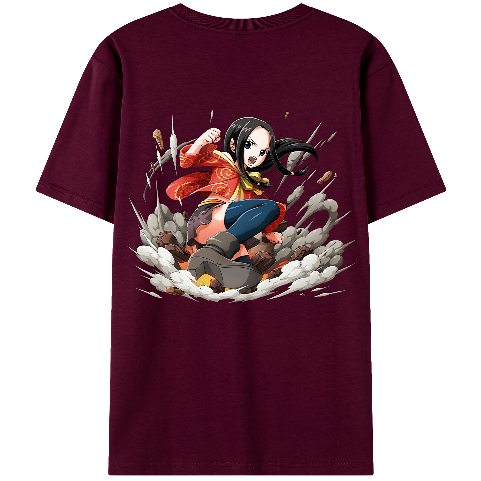 ワンピース ボア・ハンコック ONE PIECE Boa·Hancock レディース半袖Tシャツ(バックプリント)
